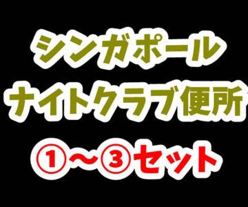 シンガポール【深夜のクラブ】トイレ①～③まとめ【計85分‼】